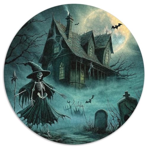 Horror Halloween Puzzle 1000 Teile Schwer Puzzle Spielzeug Pädagogisches Spiel Impossible Herausforderungsspielzeug Für Erwachsene Und Kinder in Bewährter 1000pcs (67.5x67.5cm) von DHBANEIOK