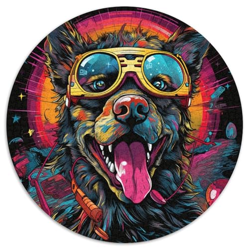 Hund Puzzle 1000-teilige Schwer Puzzle Spielzeug Pädagogisches Spiel Impossible Herausforderungsspielzeug Für Erwachsene Und Kinder Ab 14 Jahren 1000pcs (67.5x67.5cm) von DHBANEIOK