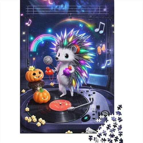 Igel Puzzle 1000 Teile Schwer Puzzle Spielzeug Lernspiel Impossible Herausforderungsspielzeug Für Erwachsene Und Kinder Ab 14 Jahren 1000pcs (75x50cm) von DHBANEIOK