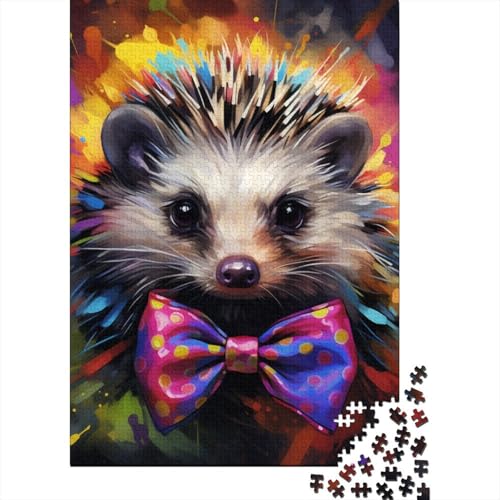 Igel Puzzles 1000 Teile Schwer Puzzle Spielzeug Lernspiel Impossible Herausforderungsspielzeug Für Erwachsene Und Kinder Ab 14 Jahren 1000pcs (75x50cm) von DHBANEIOK