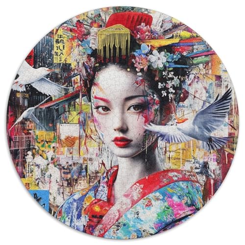 Japanische Graffiti Puzzles 1000 Teile Schwer Puzzle Spielzeug Lernspiel Impossible Herausforderungsspielzeug Für Erwachsene Und Kinder in Bewährter 1000pcs (67.5x67.5cm) von DHBANEIOK
