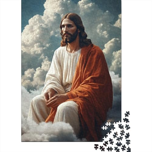 Jesus Puzzle 1000 Teile Schwer Puzzle Spielzeug Pädagogisches Spiel Impossible Herausforderung Spielzeug Für Erwachsene Und Kinder Ab 12 Jahren 1000pcs (75x50cm) von DHBANEIOK