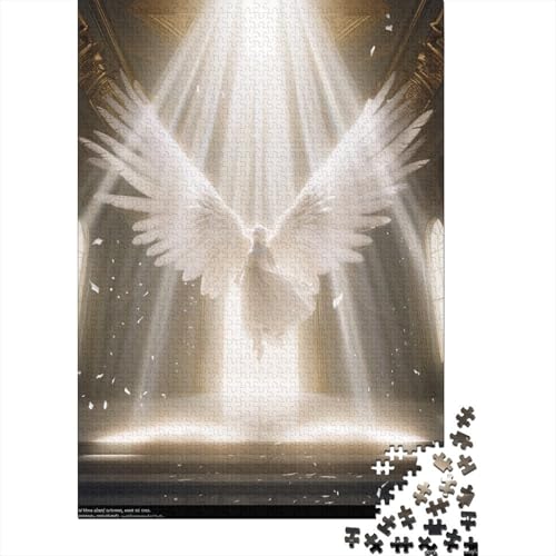 Jesus Puzzle 1000 Teile Schwer Puzzle Spielzeug Pädagogisches Spiel Impossible Herausforderungsspielzeug Für Erwachsene Kinder 1000pcs (75x50cm) von DHBANEIOK