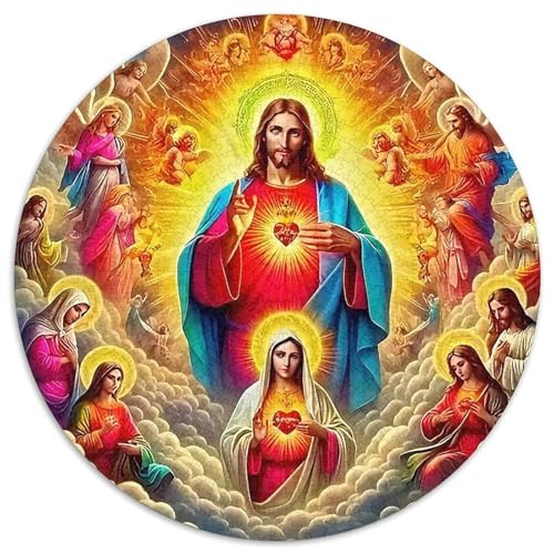 Jesus - Religion Puzzles 1000 Teile Schwer Puzzle Spielzeug Pädagogisches Spiel Impossible Herausforderungsspielzeug Für Erwachsene Und Kinder in Bewährter 1000pcs (67.5x67.5cm) von DHBANEIOK