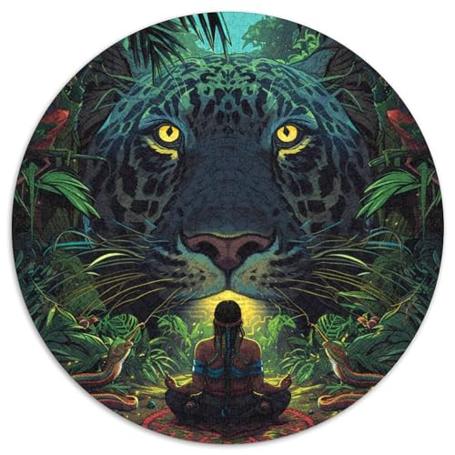Jungle Tieres Puzzles 1000 Teile Schwer Puzzle Spielzeug Lernspiel Impossible Herausforderung Spielzeug Für Erwachsene Kinder 1000pcs (67.5x67.5cm) von DHBANEIOK