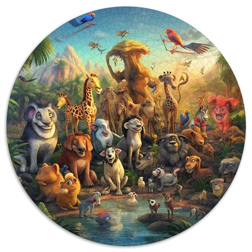 Jungle Tieres Puzzles 1000 Teile Schwer Puzzle Spielzeug Lernspiel Impossible Herausforderungsspielzeug Für Erwachsene Und Kinder Ab 12 Jahren 1000pcs (67.5x67.5cm) von DHBANEIOK