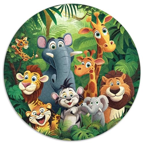 Jungle Tieres Puzzles 1000-teilige Schwer Puzzle Spielzeug Lernspiel Impossible Herausforderungsspielzeug Für Erwachsene Kinder 1000pcs (67.5x67.5cm) von DHBANEIOK