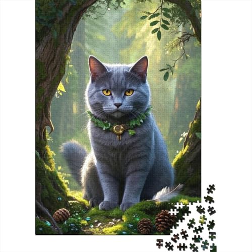 Kartäuser Puzzle 1000 Teile Schwer Puzzle Spielzeug Lernspiel Impossible Herausforderungsspielzeug Für Erwachsene Kinder 1000pcs (75x50cm) von DHBANEIOK