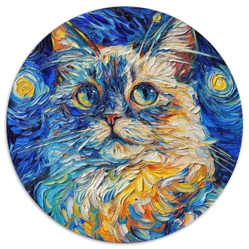Katze Puzzle 1000 Teile Schwer Puzzle Spielzeug Pädagogisches Spiel Impossible Herausforderung Spielzeug Für Erwachsene Und Kinder in Bewährter 1000pcs (67.5x67.5cm) von DHBANEIOK