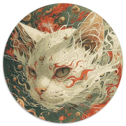 Katze Puzzles 1000 Teile Schwer Puzzle Spielzeug Lernspiel Impossible Herausforderung Spielzeug Für Erwachsene Kinder 1000pcs (67.5x67.5cm) von DHBANEIOK