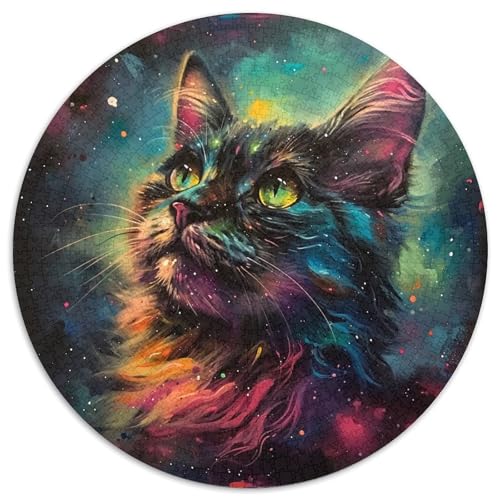 Katze Puzzles 1000 Teile Schwer Puzzle Spielzeug Lernspiel Impossible Herausforderung Spielzeug Für Erwachsene Kinder 1000pcs (67.5x67.5cm) von DHBANEIOK