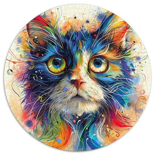 Katze Puzzles 1000 Teile Schwer Puzzle Spielzeug Lernspiel Impossible Herausforderungsspielzeug Für Erwachsene Und Kinder Ab 14 Jahren 1000pcs (67.5x67.5cm) von DHBANEIOK