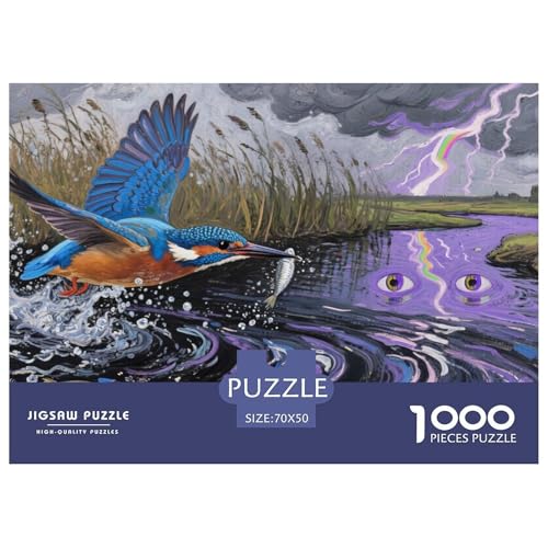 Königfischer Puzzles 1000 Teile Schwer Puzzle Spielzeug Pädagogisches Spiel Impossible Herausforderungsspielzeug Für Erwachsene Kinder 70x50cm/1000pcs Königfischer Puzzles 1000 Teile Schwer Puzzle Spielzeug Pädagogisches Spiel Impossible Herausforderungsspielzeug Für Erwachsene Kinder 70x50cm/1000pcs von DHBANEIOK