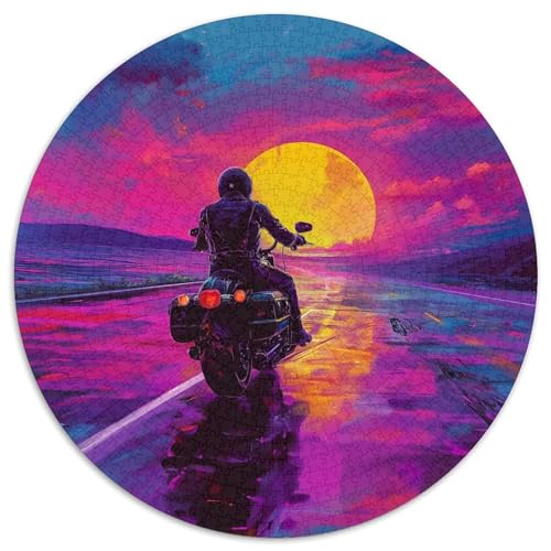 Kreuz-Country Motorcycle Puzzles 1000 Teile Schwer Puzzle Spielzeug Pädagogisches Spiel Impossible Herausforderung Spielzeug Für Erwachsene Und Kinder Ab 12 Jahren 1000pcs (67.5x67.5cm) von DHBANEIOK