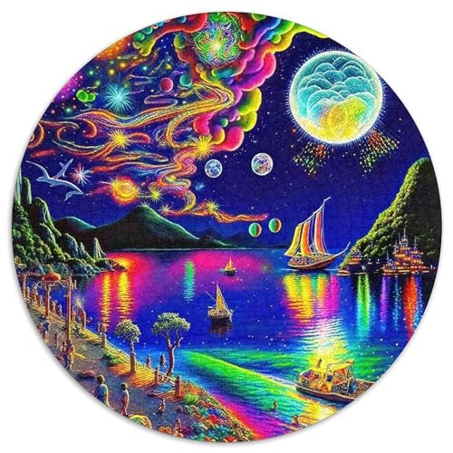 Küstenlandschaft Puzzle 1000 Teile Schwer Puzzle Spielzeug Pädagogisches Spiel Impossible Herausforderung Spielzeug Für Erwachsene Und Kinder in Bewährter 1000pcs (67.5x67.5cm) von DHBANEIOK