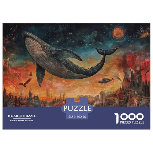 Kunpeng Puzzles 1000 Teile Schwer Puzzle Spielzeug Pädagogisches Spiel Impossible Herausforderung Spielzeug Für Erwachsene Kinder 70x50cm/1000pcs von DHBANEIOK