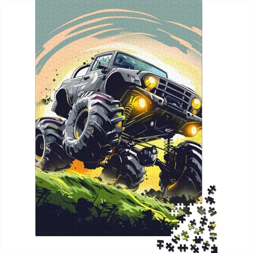 LKWs Puzzles 1000 Teile Schwer Puzzle Spielzeug Lernspiel Impossible Herausforderung Spielzeug Für Erwachsene Kinder 1000pcs (75x50cm) von DHBANEIOK