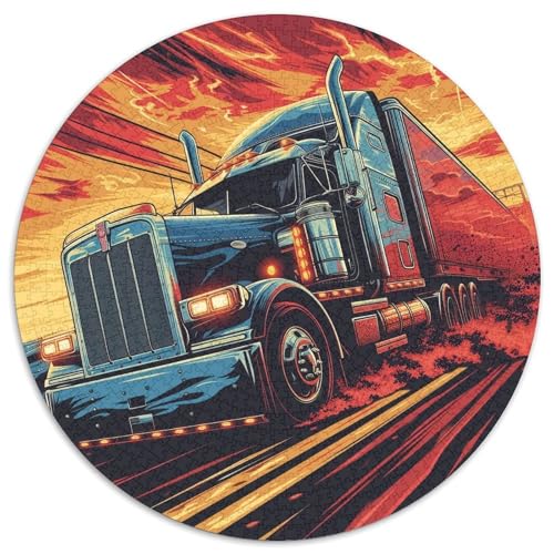 Lastwagen Puzzle 1000 Teile Schwer Puzzle Spielzeug Pädagogisches Spiel Impossible Herausforderungsspielzeug Für Erwachsene Kinder 1000pcs (67.5x67.5cm) von DHBANEIOK
