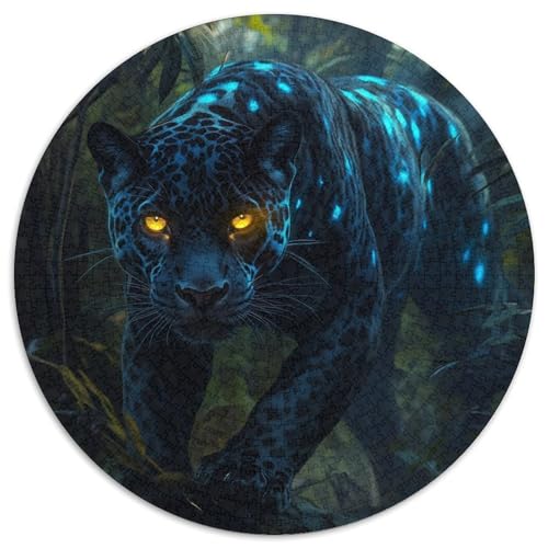 Leopard Puzzles 1000 Teile Schwer Puzzle Spielzeug Lernspiel Impossible Herausforderung Spielzeug Für Erwachsene Kinder 1000pcs (67.5x67.5cm) von DHBANEIOK
