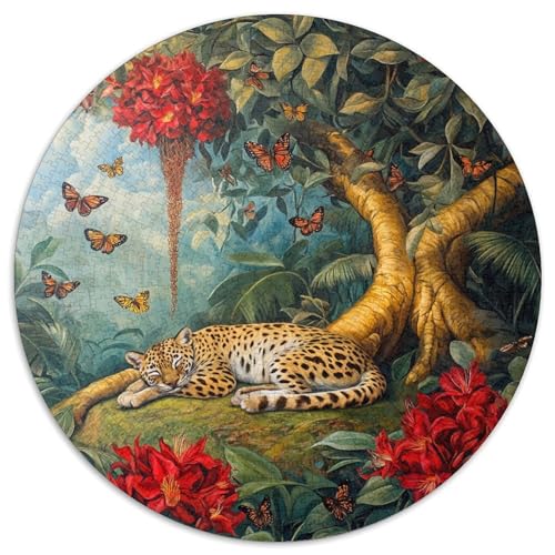 Leopard Puzzles 1000 Teile Schwer Puzzle Spielzeug Lernspiel Impossible Herausforderungsspielzeug Für Erwachsene Und Kinder Ab 14 Jahren 1000pcs (67.5x67.5cm) von DHBANEIOK