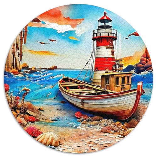 Leuchtturm Puzzles 1000 Teile Schwer Puzzle Spielzeug Lernspiel Impossible Herausforderungsspielzeug Für Erwachsene Und Kinder Ab 12 Jahren 1000pcs (67.5x67.5cm) von DHBANEIOK