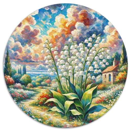 Lilie des Tals Puzzles 1000 Teile Schwer Puzzle Spielzeug Lernspiel Impossible Herausforderungsspielzeug Für Erwachsene Und Kinder in Bewährter 1000pcs (67.5x67.5cm) von DHBANEIOK