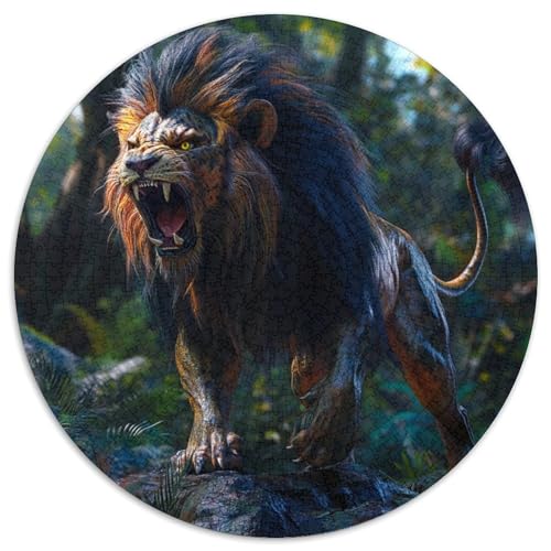 Löwen Puzzle 1000 Teile Schwer Puzzle Spielzeug Lernspiel Impossible Herausforderungsspielzeug Für Erwachsene Und Kinder Ab 14 Jahren 1000pcs (67.5x67.5cm) von DHBANEIOK
