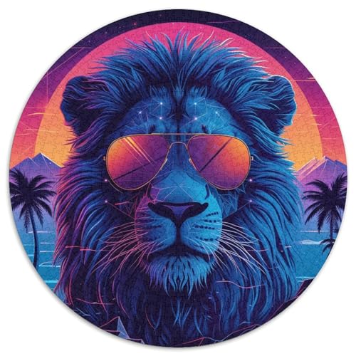 Löwen Puzzles 1000 Teile Schwer Puzzle Spielzeug Lernspiel Impossible Herausforderungsspielzeug Für Erwachsene Und Kinder Ab 12 Jahren 1000pcs (67.5x67.5cm) von DHBANEIOK