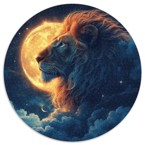 Löwen Puzzles 1000 Teile Schwer Puzzle Spielzeug Pädagogisches Spiel Impossible Herausforderungsspielzeug Für Erwachsene Kinder 1000pcs (67.5x67.5cm) von DHBANEIOK