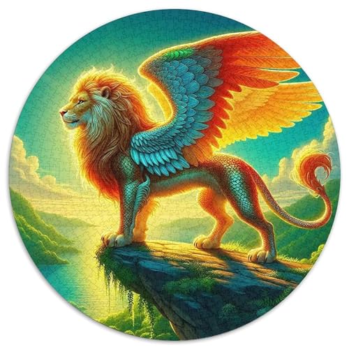 Löwen Puzzles 1000 Teile Schwer Puzzle Spielzeug Pädagogisches Spiel Impossible Herausforderungsspielzeug Für Erwachsene Kinder 1000pcs (67.5x67.5cm) von DHBANEIOK