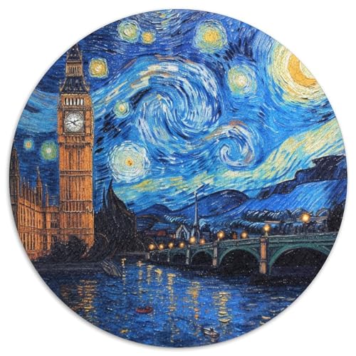 Londoner Der Turm Bridge Puzzle 1000 Teile Schwer Puzzle Spielzeug Pädagogisches Spiel Impossible Herausforderungsspielzeug Für Erwachsene Kinder 1000pcs (67.5x67.5cm) von DHBANEIOK