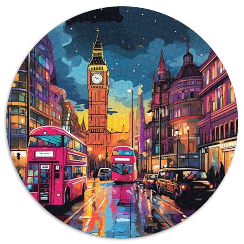 Londoner Stadtbild Puzzles 1000 Teile Schwer Puzzle Spielzeug Lernspiel Impossible Herausforderung Spielzeug Für Erwachsene Und Kinder in Bewährter 1000pcs (67.5x67.5cm) von DHBANEIOK