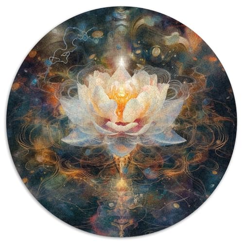 Lotus Puzzle 1000-teilige Schwer Puzzle Spielzeug Lernspiel Impossible Herausforderung Spielzeug Für Erwachsene Kinder 1000pcs (67.5x67.5cm) von DHBANEIOK