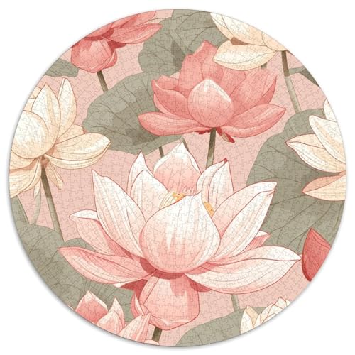 Lotus Puzzles 1000 Teile Schwer Puzzle Spielzeug Pädagogisches Spiel Impossible Herausforderungsspielzeug Für Erwachsene Kinder 1000pcs (67.5x67.5cm) von DHBANEIOK