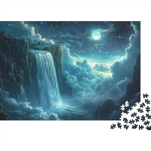 Mond Puzzles 1000 Teile Schwer Puzzle Spielzeug Lernspiel Impossible Herausforderungsspielzeug Für Erwachsene Und Kinder Ab 12 Jahren 1000pcs (75x50cm) von DHBANEIOK