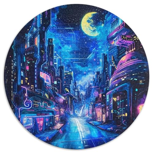 Nachtblick Puzzle 1000-teilige Schwer Puzzle Spielzeug Lernspiel Impossible Herausforderungsspielzeug Für Erwachsene Und Kinder Ab 12 Jahren 1000pcs (67.5x67.5cm) von DHBANEIOK