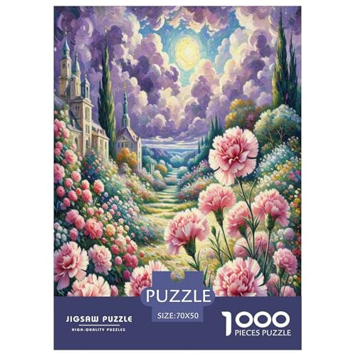 Nelken Puzzle 1000-teilige Schwer Puzzle Spielzeug Pädagogisches Spiel Impossible Herausforderungsspielzeug Für Erwachsene Und Kinder Ab 14 Jahren 70x50cm/1000pcs von DHBANEIOK