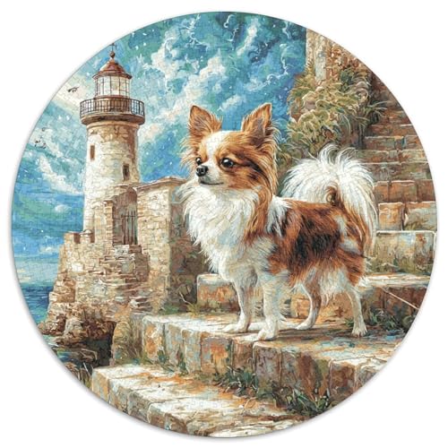 Niedlicher Haustierhund Puzzle 1000 Teile Schwer Puzzle Spielzeug Lernspiel Impossible Herausforderungsspielzeug Für Erwachsene Und Kinder Ab 12 Jahren 1000pcs (67.5x67.5cm) von DHBANEIOK