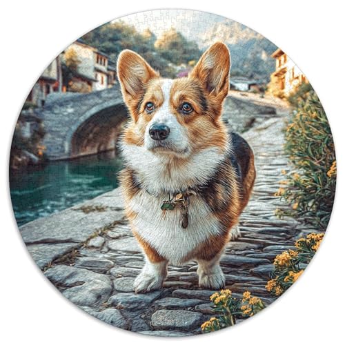 Niedlicher Haustierhund Puzzle 1000 Teile Schwer Puzzle Spielzeug Pädagogisches Spiel Impossible Herausforderung Spielzeug Für Erwachsene Und Kinder Ab 14 Jahren 1000pcs (67.5x67.5cm) von DHBANEIOK