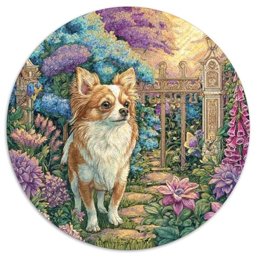 Niedlicher Haustierhund Puzzle 1000-teilige Schwer Puzzle Spielzeug Lernspiel Impossible Herausforderungsspielzeug Für Erwachsene Und Kinder Ab 12 Jahren 1000pcs (67.5x67.5cm) von DHBANEIOK