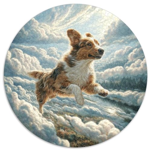 Niedlicher Haustierhund Puzzle 1000-teilige Schwer Puzzle Spielzeug Lernspiel Impossible Herausforderungsspielzeug Für Erwachsene Und Kinder Ab 14 Jahren 1000pcs (67.5x67.5cm) von DHBANEIOK