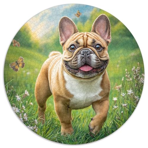 Niedlicher Hund Puzzle 1000 Teile Schwer Puzzle Spielzeug Lernspiel Impossible Herausforderung Spielzeug Für Erwachsene Und Kinder Ab 12 Jahren 1000pcs (67.5x67.5cm) von DHBANEIOK