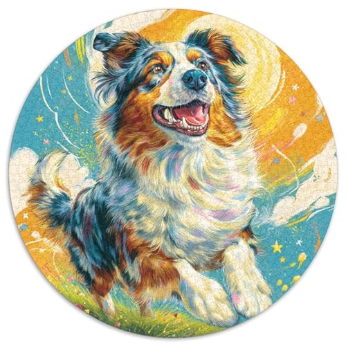 Niedlicher Hund Puzzle 1000-teilige Schwer Puzzle Spielzeug Pädagogisches Spiel Impossible Herausforderung Spielzeug Für Erwachsene Kinder 1000pcs (67.5x67.5cm) von DHBANEIOK