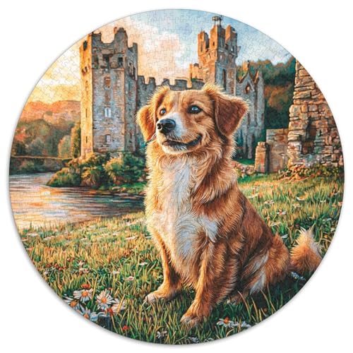 Niedlicher Hund Puzzle 1000-teilige Schwer Puzzle Spielzeug Pädagogisches Spiel Impossible Herausforderung Spielzeug Für Erwachsene Kinder 1000pcs (67.5x67.5cm) von DHBANEIOK