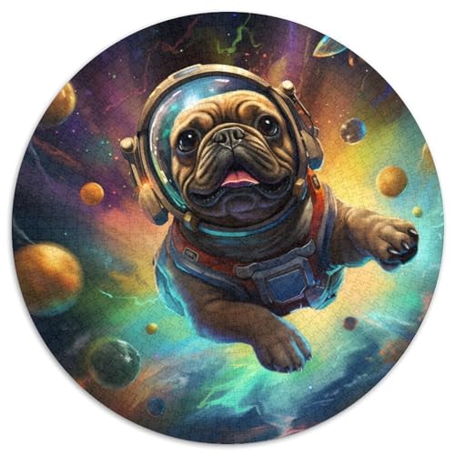 Niedlicher Welpe Puzzle 1000 Teile Schwer Puzzle Spielzeug Pädagogisches Spiel Impossible Herausforderungsspielzeug Für Erwachsene Kinder 1000pcs (67.5x67.5cm) von DHBANEIOK