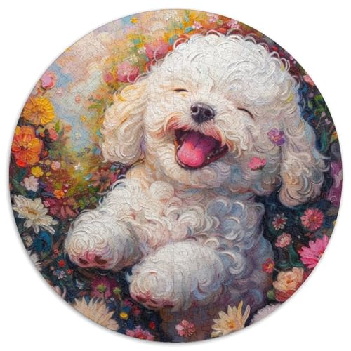Niedlicher Welpe Puzzle 1000-teilige Schwer Puzzle Spielzeug Lernspiel Impossible Herausforderungsspielzeug Für Erwachsene Und Kinder Ab 12 Jahren 1000pcs (67.5x67.5cm) von DHBANEIOK