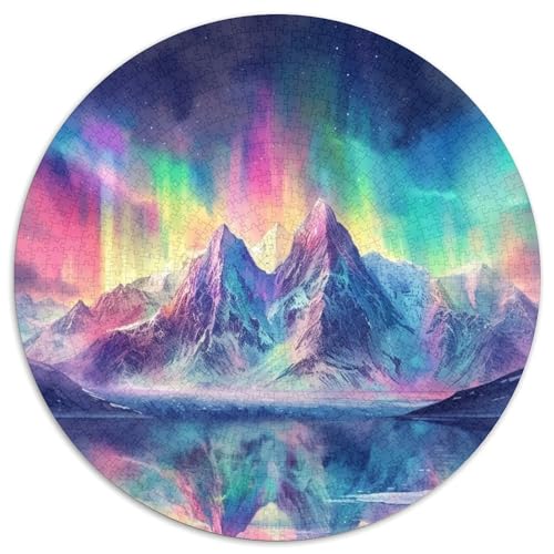 Nordlichter Puzzle 1000 Teile Schwer Puzzle Spielzeug Lernspiel Impossible Herausforderung Spielzeug Für Erwachsene Kinder 1000pcs (67.5x67.5cm) von DHBANEIOK