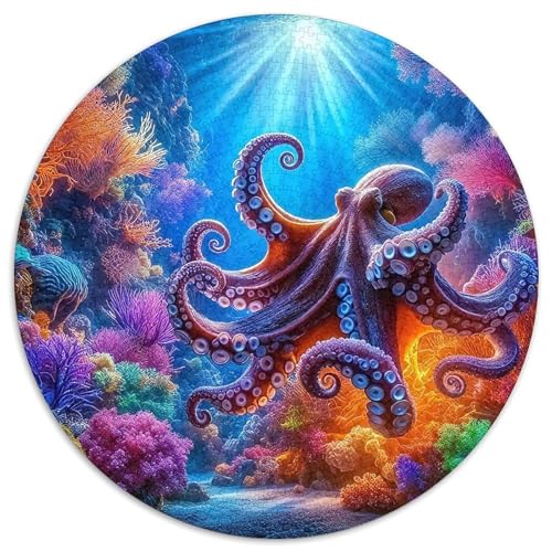 Octopus Puzzles 1000 Teile Schwer Puzzle Spielzeug Pädagogisches Spiel Impossible Herausforderungsspielzeug Für Erwachsene Kinder 1000pcs (67.5x67.5cm) von DHBANEIOK