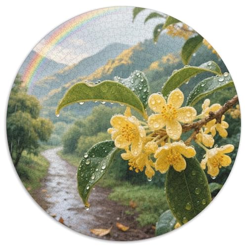 Osmanthus Blume Puzzles 1000 Teile Schwer Puzzle Spielzeug Pädagogisches Spiel Impossible Herausforderungsspielzeug Für Erwachsene Kinder 1000pcs (67.5x67.5cm) von DHBANEIOK