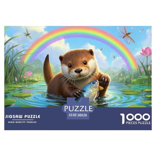 Otter Puzzle 1000 Teile Schwer Puzzle Spielzeug Lernspiel Impossible Herausforderungsspielzeug Für Erwachsene Kinder 38x26cm/1000pcs Otter Puzzle 1000 Teile Schwer Puzzle Spielzeug Lernspiel Impossible Herausforderungsspielzeug Für Erwachsene Kinder 38x26cm/1000pcs von DHBANEIOK